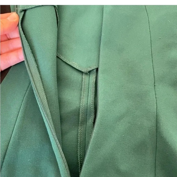 Intermix green black colorblock midi dress - Picture 9 of 9